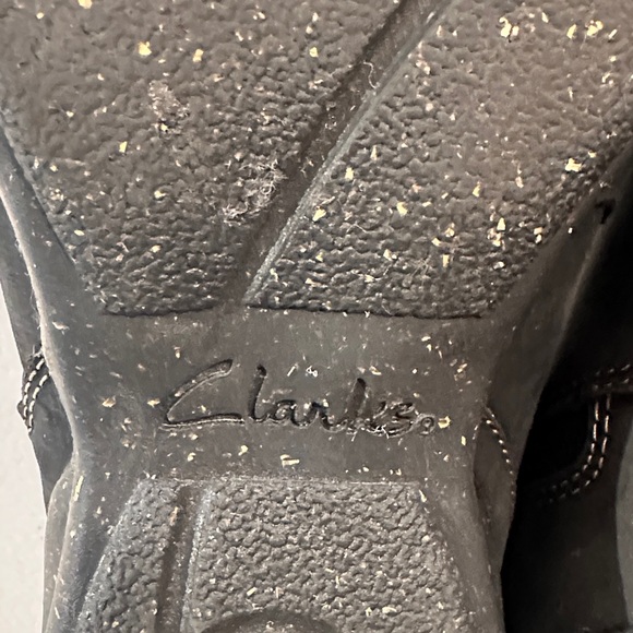 Clarks Roseville NEW Slip-On Loafers Blk Recycled Soles Store Display Size 8.5 - Picture 9 of 11